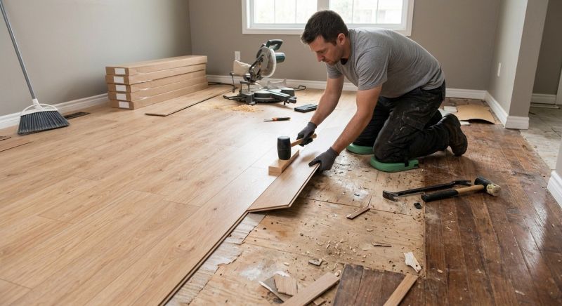 Laminate Floor Replacement in West Linn, OR