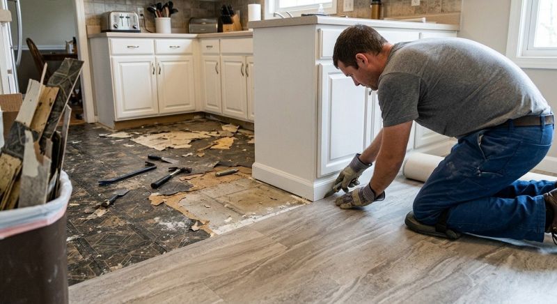Linoleum Floor Installation in Clackamas County, OR