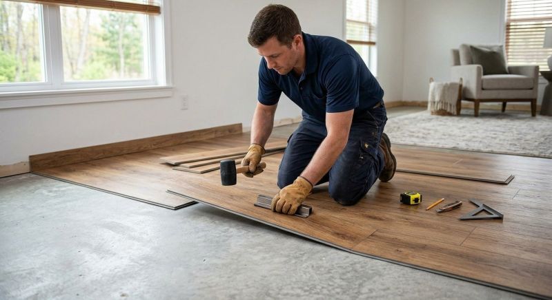 Luxury Vinyl Tile Installation in Clackamas County, OR