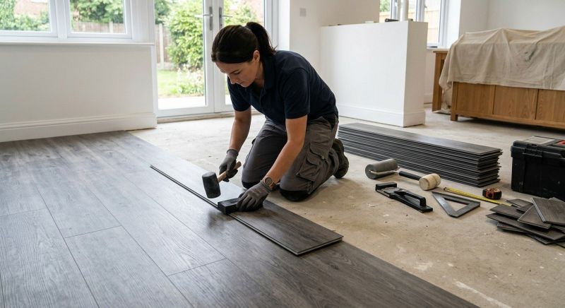 Luxury Vinyl Tile Installation in West Linn, OR