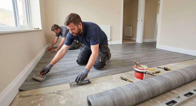Sheet Linoleum Installation in Vancouver, WA