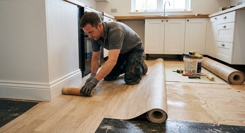 Sheet Linoleum Installation in Vancouver, WA