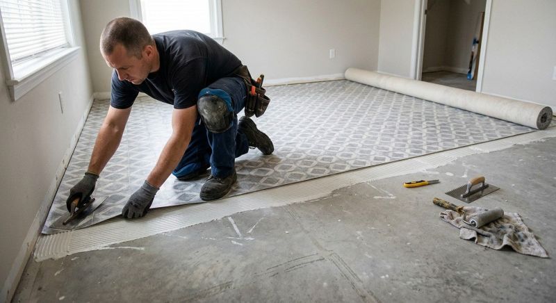 Sheet Linoleum Installation in Vancouver, WA