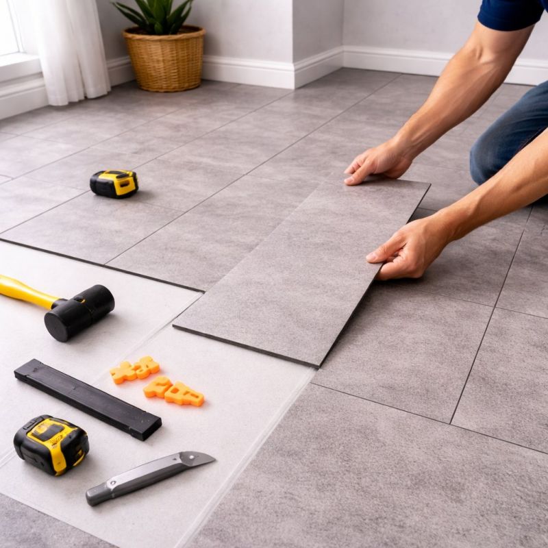 Vinyl Tile Installation in Vancouver, WA